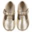 Picture of Panache Toddler T Bar Shoe - Metallic Gold Leather