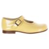 Picture of Panache Girls Mary Jane Shoe - Canary Yellow Patent