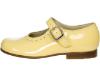 Picture of Panache Girls Mary Jane Shoe - Canary Yellow Patent