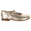 Picture of Panache Girls Mary Jane Shoe - Metalic Gold Leather