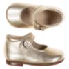 Picture of Panache Baby Girls High Back Shoe - Metallic Gold Leather