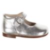 Picture of Panache Baby Girls High Back Shoe - Metallic Silver Leather