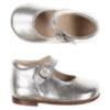 Picture of Panache Baby Girls High Back Shoe - Metallic Silver Leather