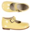 Picture of Panache Baby Girls High Back Shoe - Canary Yellow Patent