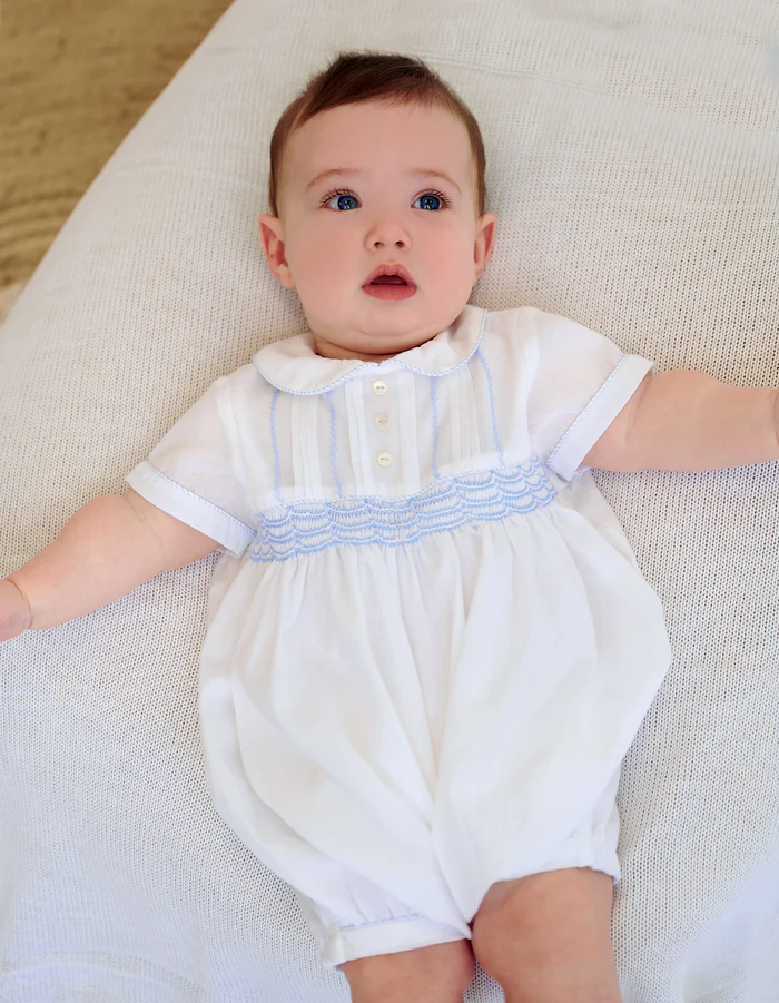 Smocked clothing for baby boy hotsell