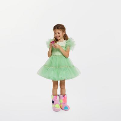 Picture of Billieblush Sequin Tulle Layered Dress - Green