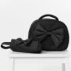 Picture of Caramelo Kids Carry Case Lunch Box With Padded Bow - Black