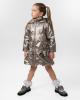 Picture of Caramelo Kids Girls Satin Bow Mary Jane School Shoes - Grey