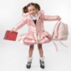 Picture of Caramelo Kids Girls Hooded Quilted Coat With Bow - Pink