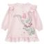 Picture of Monnalisa Bebe Girls Dumbo Ruffle Sweatshirt Dress - Pink