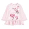 Picture of Monnalisa Bebe Girls Dumbo Ruffle Tunic Top - Pink