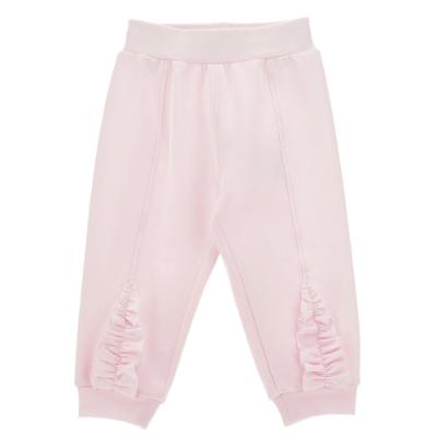 Picture of Monnalisa Bebe Girls Dumbo Ruffle Joggers - Pink