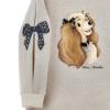 Picture of Monnalisa Girls Lady & The Tramp Sweatshirt Dress - Gold