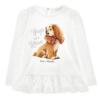 Picture of Monnalisa Girls Lady & The Tramp London Tunic Top - Cream