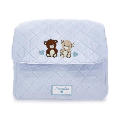 Picture of PRE-ORDER Monnalisa Bebe Boys Teddy Changing Bag - Blue