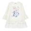 Picture of Monnalisa Girls Frozen Drop Waist Dress - Ivory