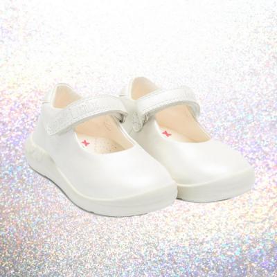 Picture of Lelli Kelly Millie Mix Kayla Toddler Easy On Mary Jane - White Leather