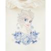 Picture of Monnalisa Girls Frozen Elsa Ruffle Hoodie - Ivory
