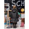 Picture of A Dee BTS Collection Becky Padded Coat With Faux Fur Trim Hood - Dark Grey
