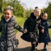 Picture of A Dee BTS Collection Becky Padded Coat With Faux Fur Trim Hood - Dark Grey