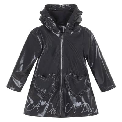 Picture of PRE ORDER A Dee BTS Collection Blair Heart Raincoat - Dark Grey