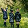 Picture of A Dee BTS Collection Blair Heart Raincoat - Black
