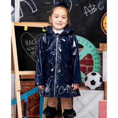 Picture of PRE ORDER A Dee BTS Collection Blair Heart Raincoat - Dark Navy