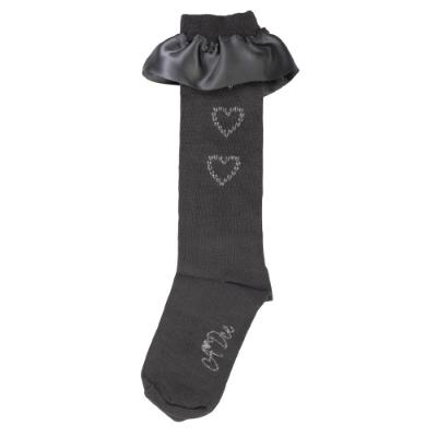 Picture of PRE ORDER A Dee BTS Collection Betty Heart Knee Sock - Dark Grey