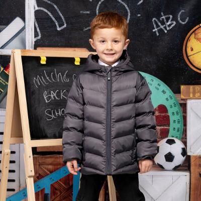 Picture of PRE ORDER Mitch & Son JNR BTS Collection Troy Padded Jacket - Dark Grey