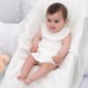 Picture of Granlei Baby Girls Summer Knit Romper - White