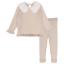 Picture of Granlei  Girls Summer Knit Tunic & Legging Set - Beige White