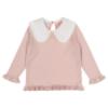 Picture of Granlei  Girls Summer Knit Tunic & Legging Set - Dusky Pink White