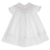 Picture of Sarah Louise Baby Girl Smocked Bishop Bodice  Dress - White