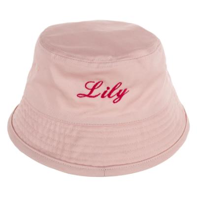 Picture of Personalise Panache Customisable Bucket Hat - Pale Pink Fuchsia