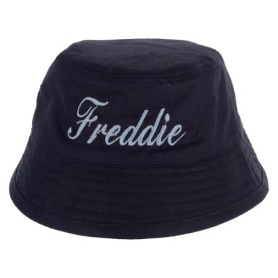 Picture of Personalise Panache Customisable Bucket Hat - Navy Pale Blue