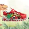 Picture of Bull Boys Easy On Spinosaurus Closed Toe Lights Sandal - Red 