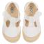 Picture of Igor Easy On Lona Pepito Canvas Barefoot T-Bar - White