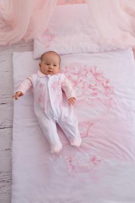Picture of First Baby Girls  Front Fastening Hot Air Balloon Babygrow - Pink 