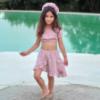 Picture of Jamiks Kids Girls Basienka Organic Cotton Skirt Set X 2 - Blush Pink