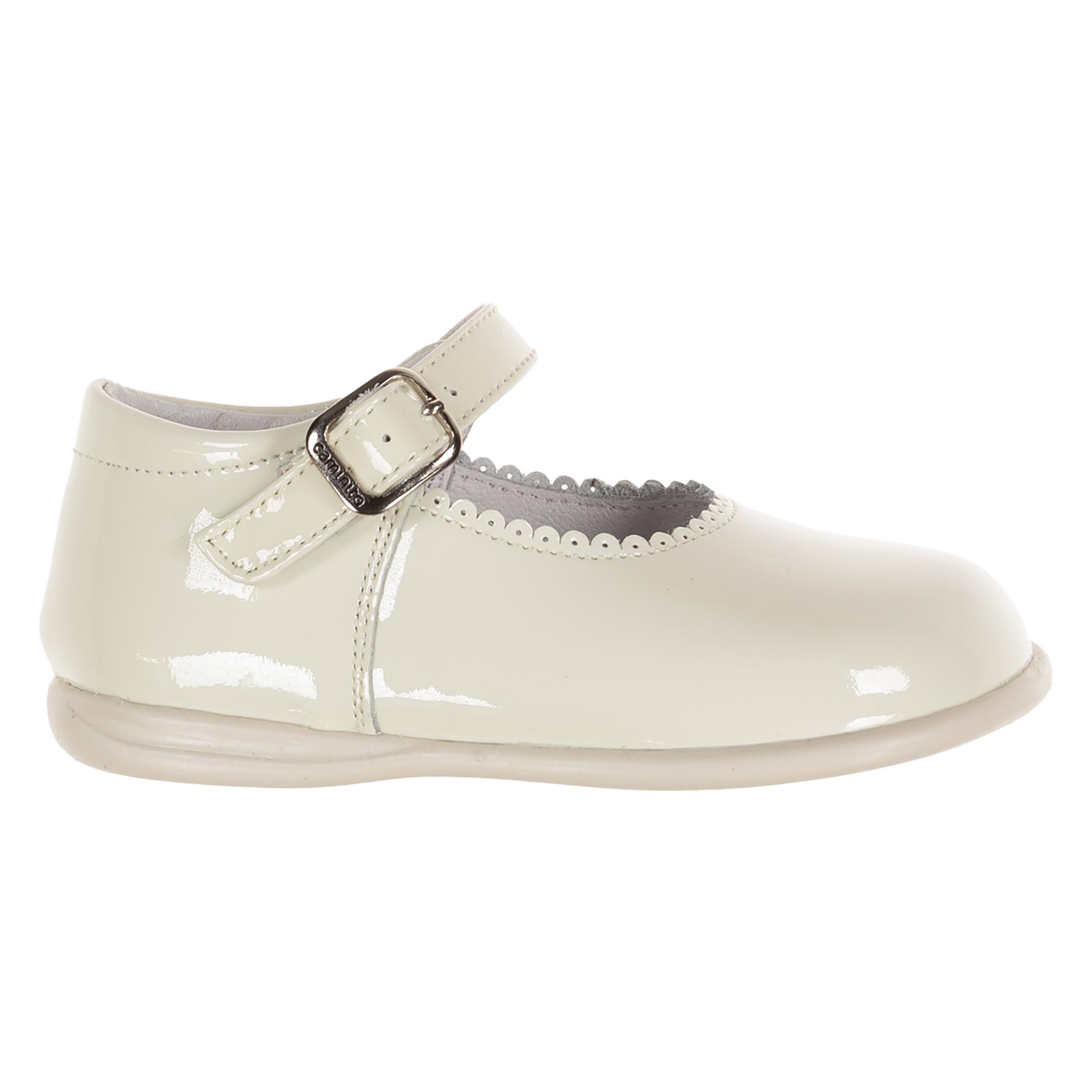 Caminito Toddler Girls Mary Jane Shoe Cream