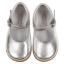 Picture of Caminito Toddler Girls Mary Jane Shoe - Metallic Silver Leather