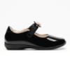 Picture of Lelli Kelly Carrie 2 With Detachable Princess Coach School Shoe F Fitting - Black Patent 