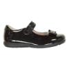 Picture of Lelli Kelly Perrie Bow Front School Shoe F Fitting - Black Patent