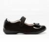 Picture of Lelli Kelly Perrie Bow Front School Shoe F Fitting - Black Patent