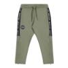 Picture of Mitch & Son JNR Calos Half Zip Tape Tracksuit - Khaki Green