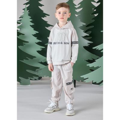 Picture of Mitch & Son JNR Charles Cargo Joggers - Stone Grey