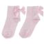 Picture of A Dee Abstract Teddy Collection Sutton Bow Ankle Socks - Baby Pink