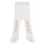 Picture of Little A Bear Hugs Collection Gladys Diamante Heart Tights - Snow White