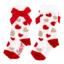 Picture of Little A Festive Hearts Collection Hayden Heart Print Knee Socks - Snow White