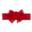 Picture of Little A Festive Hearts Collection Hallie Pom Pom Headband - Red
